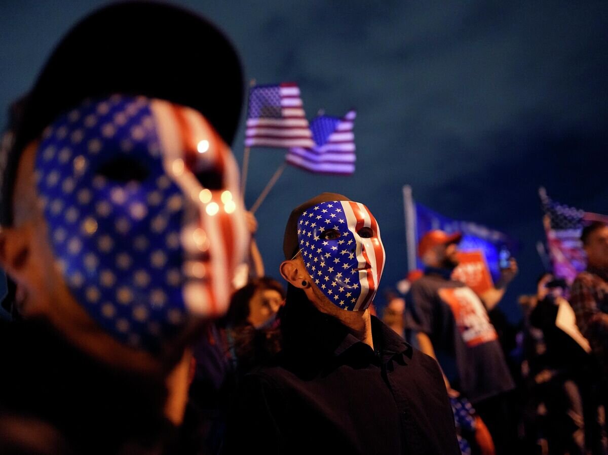    Сторонники президента США Дональда Трампа в Лас-Вегасе© AP Photo / John Locher