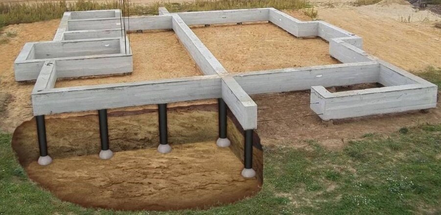 Свайно-ростверковый фундамент. Устройство, плюсы и минусы