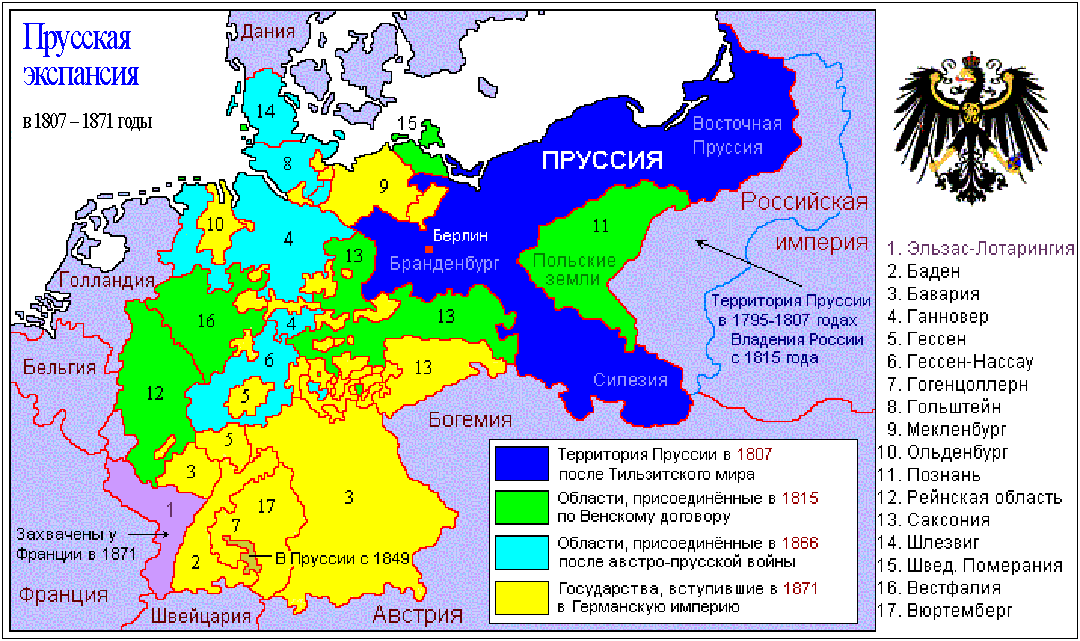 Объединение Германии вокруг Пруссии в 1807—1871