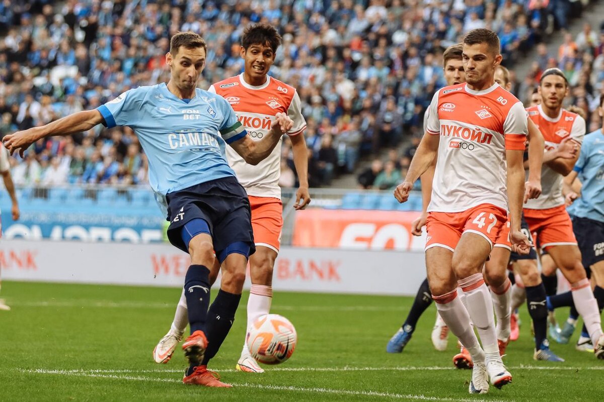    "Спартаку" после этой неудачи предстоят на неделе два столичных дерби. Фото: пресс-служба ФК "Крылья Советов" (Самара)