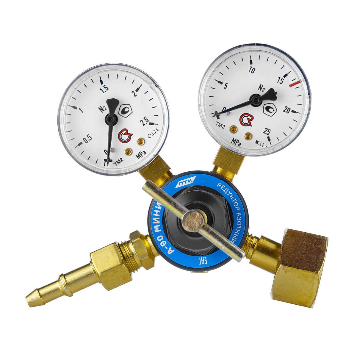 Редуктор для азота А-90 МИНИ (вид спереди)