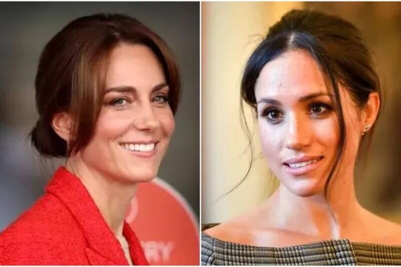 Кейт Миддлтон и Меган Маркл. Фото: Соцсети. Фотография взята из открытых источников.  📷
