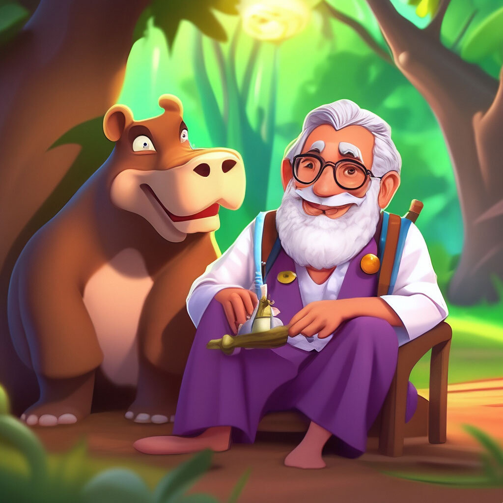 Вот такой Айболит по мнению ИИ Шедеврум