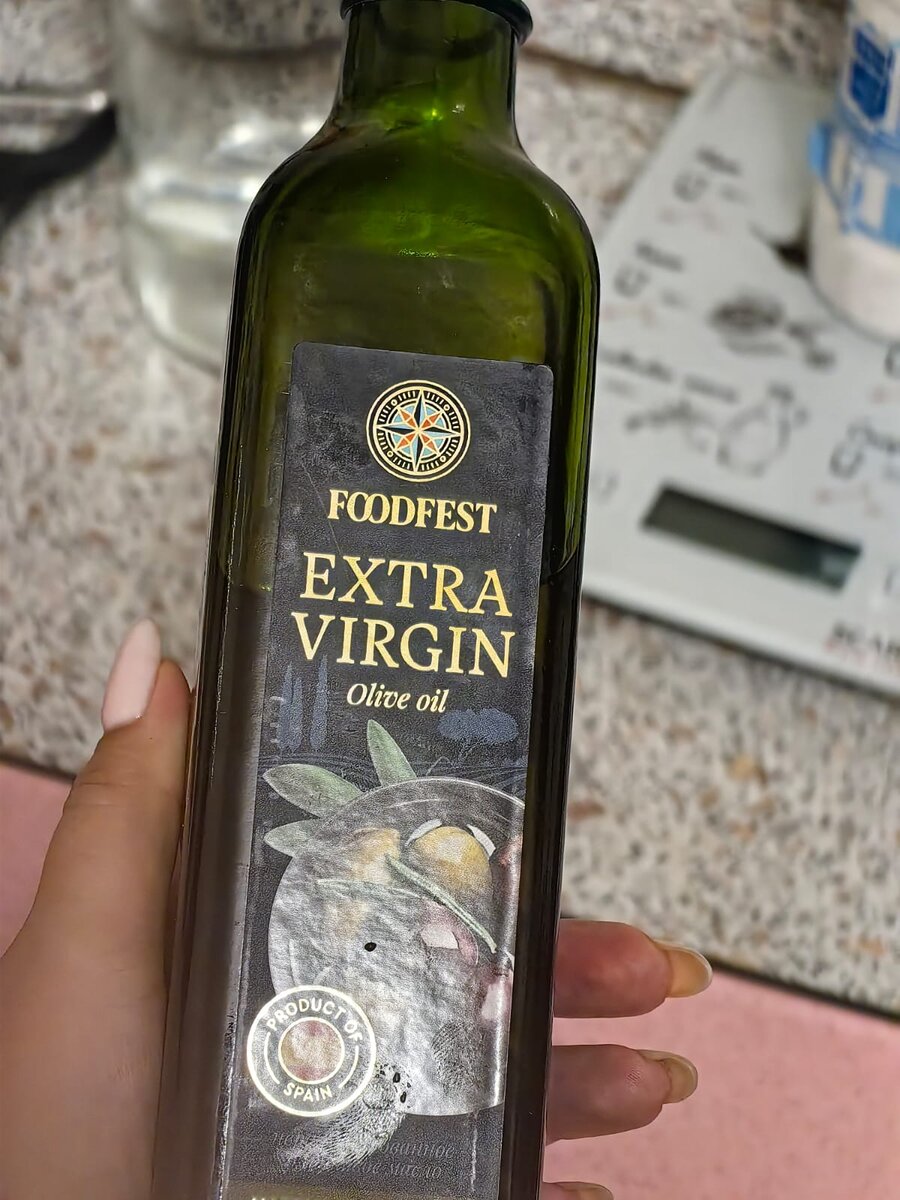 Оливковое масло может быть любое, у меня такое