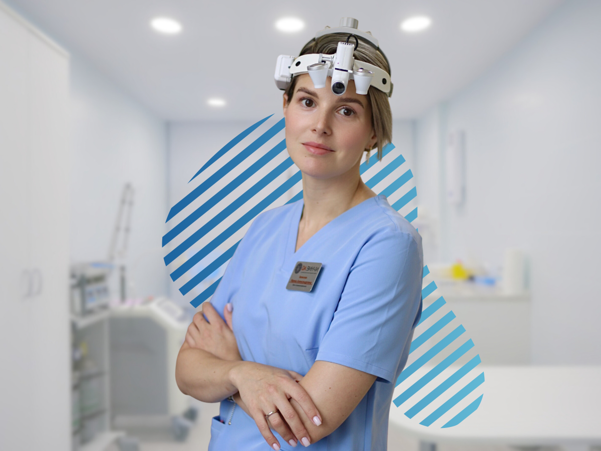 Врач оториноларинголог клиники "ДАВИНЧИ" Ирина Александровна Залесская. Врач 1 квалификационной категории. Опыт работы доктора 12 лет. 