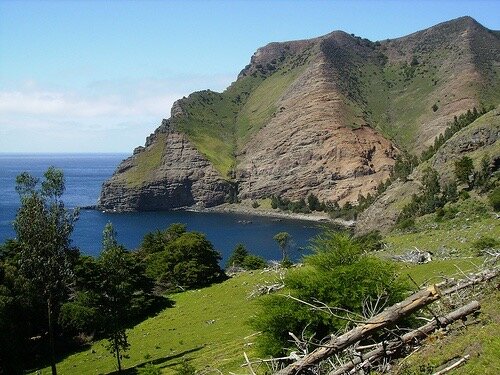 Остров, где жил Александр Селкирк. Изображение из открытых источников. 