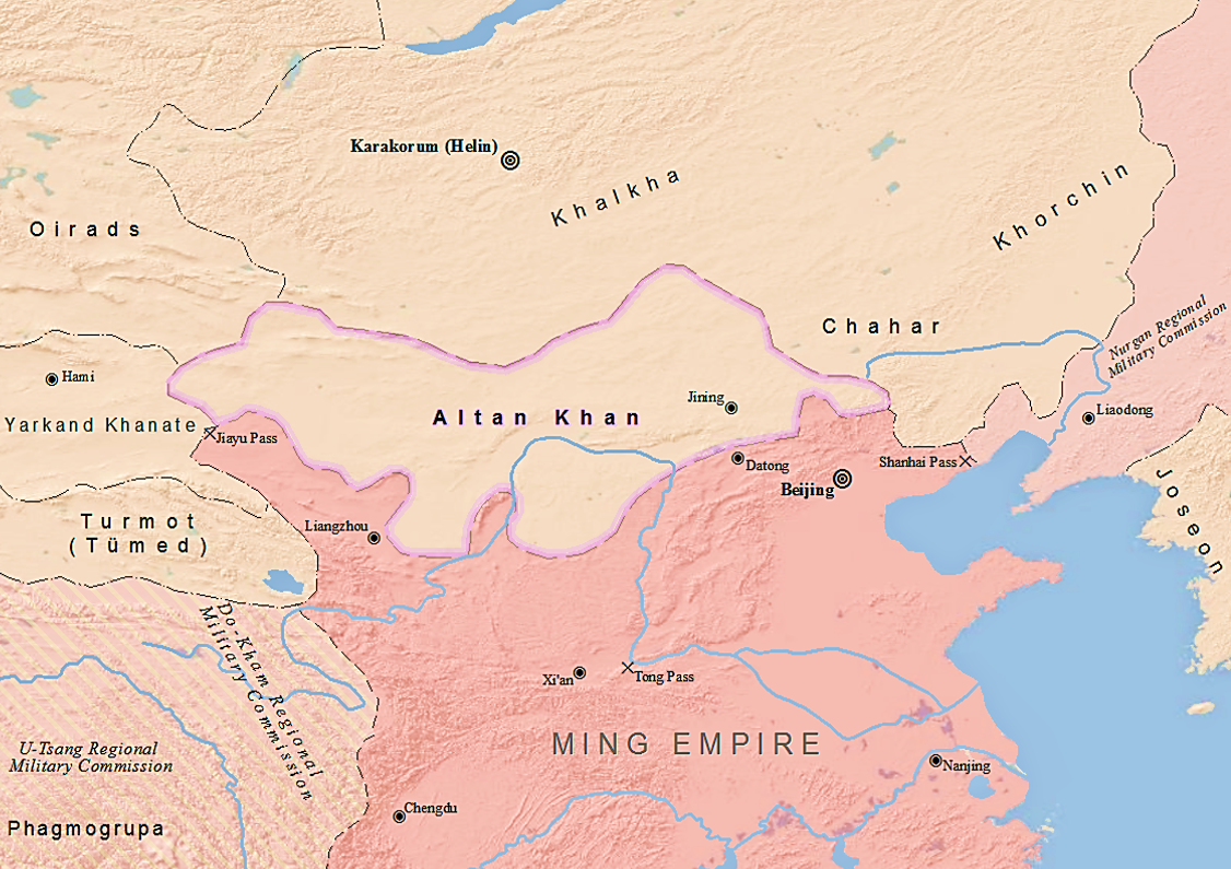 Ближайшая хана. Монгольский Алтан-Хан. Государство Даян-хана. Ойраты. Северная юань.