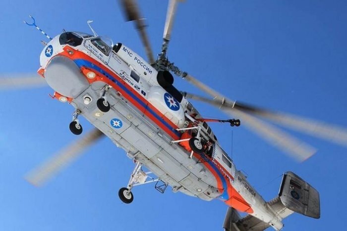                     Фото ГУ МЧС РФ по Камчатскому краю: спасатели ищут разбившийся вертолет