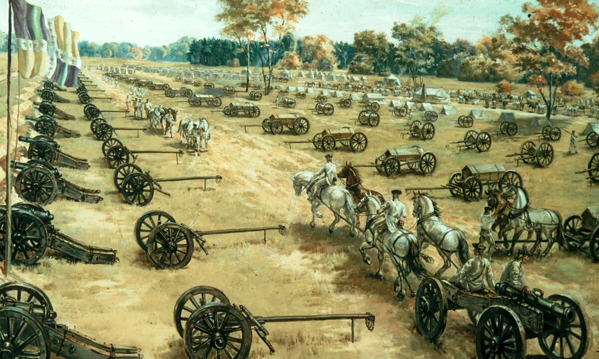 Артиллерия в XVIII веке.