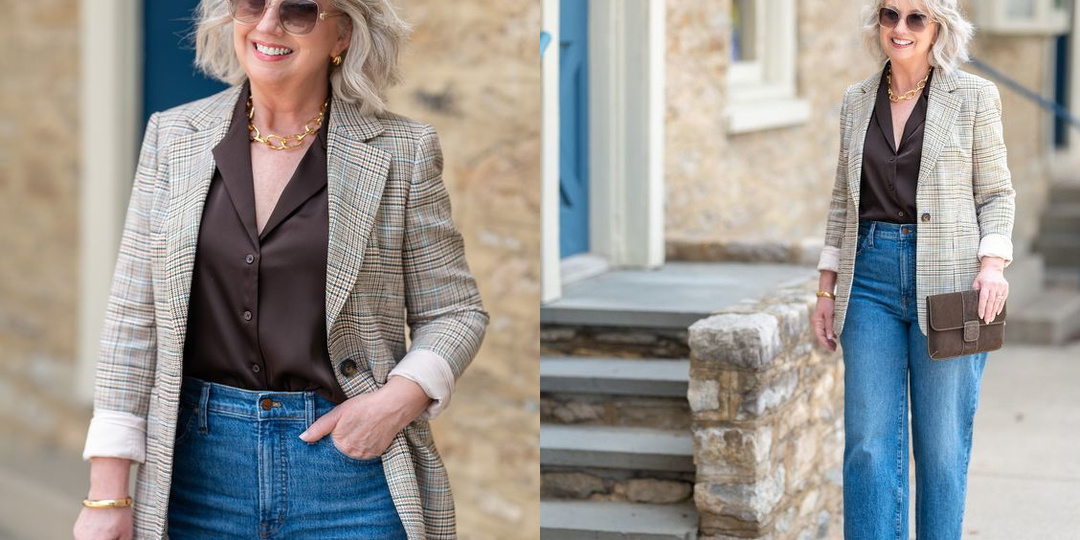 Это прекрасно! Даже в простой одежде женщина за 50 выглядит как супермодель