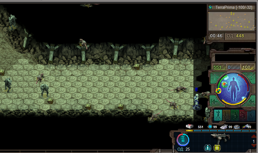 Вот так выглядит нулевой ход с глюками.