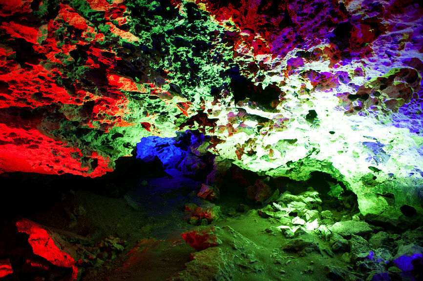 Грот «Коралловый». Кунгурская ледяная пещера. Филипповка. Пермский край © Сергей Афанасьев / Фотобанк Лори