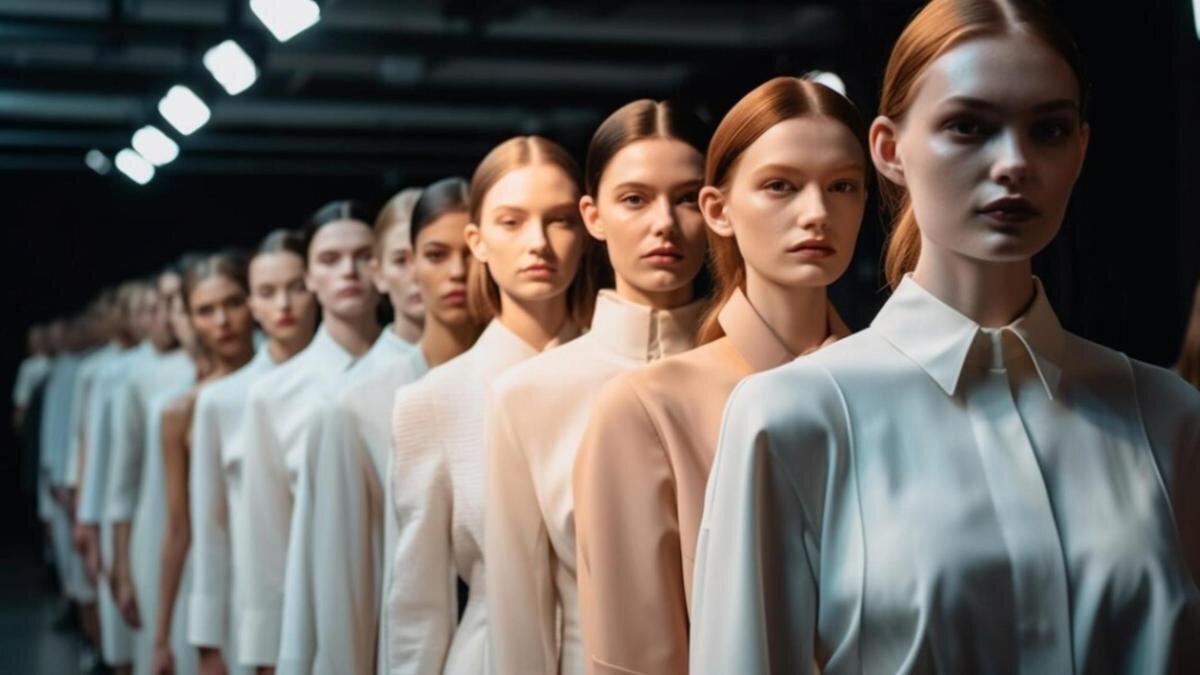    Модели выстроились в ряд:Freepik