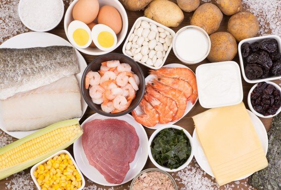    Продукты питания, богатые йодом