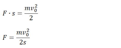 Формула силы