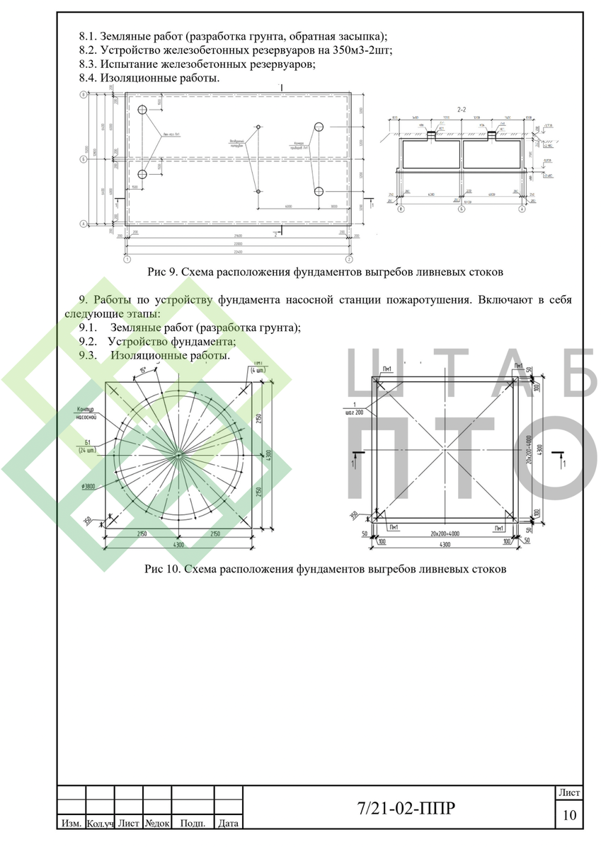 ППР на выполнение комплекса работ по монтажу железобетонных фундаментов.  Пример работы. | ШТАБ ПТО | Разработка ППР, ИД, смет в строительстве | Дзен