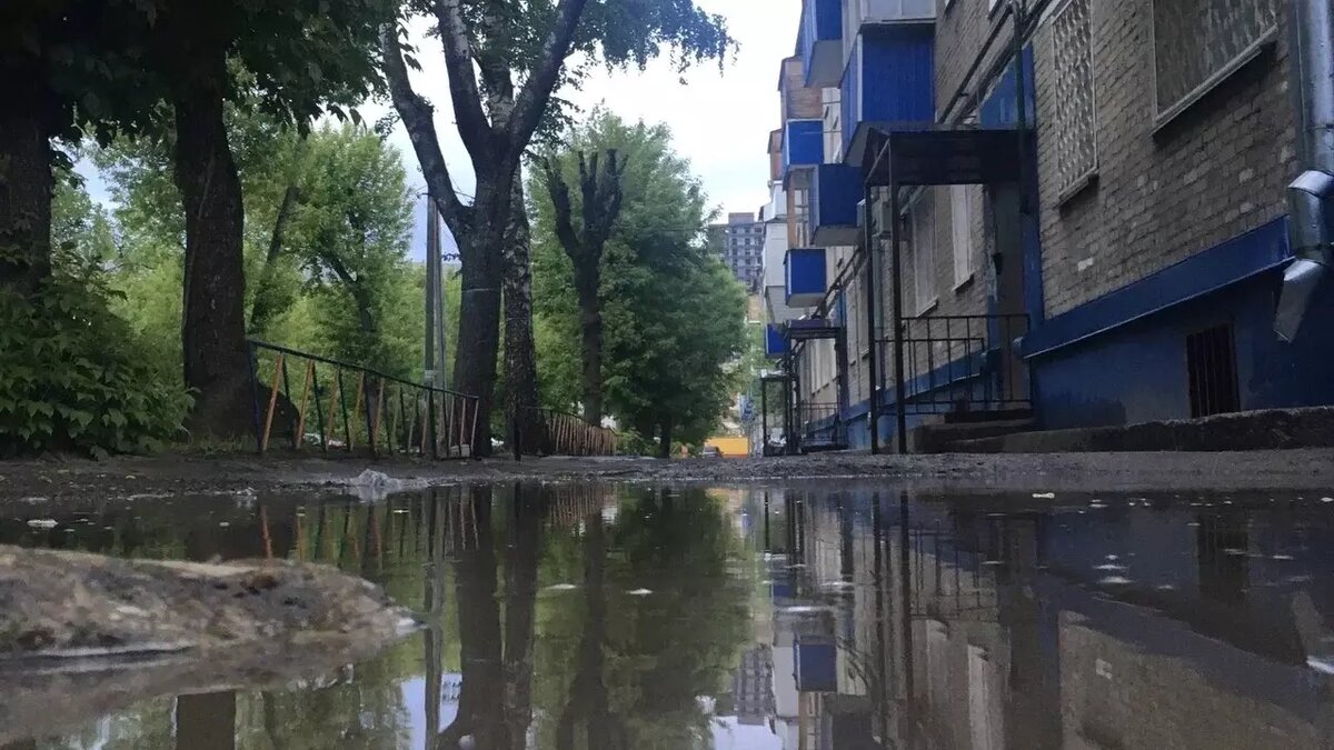 Еще одна казанская улица превратилась в реку | inkazan.ru | Дзен