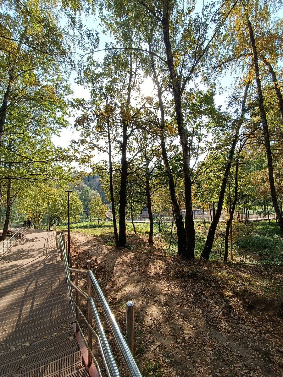 Обновленная лестница с полозьями для колясок. 