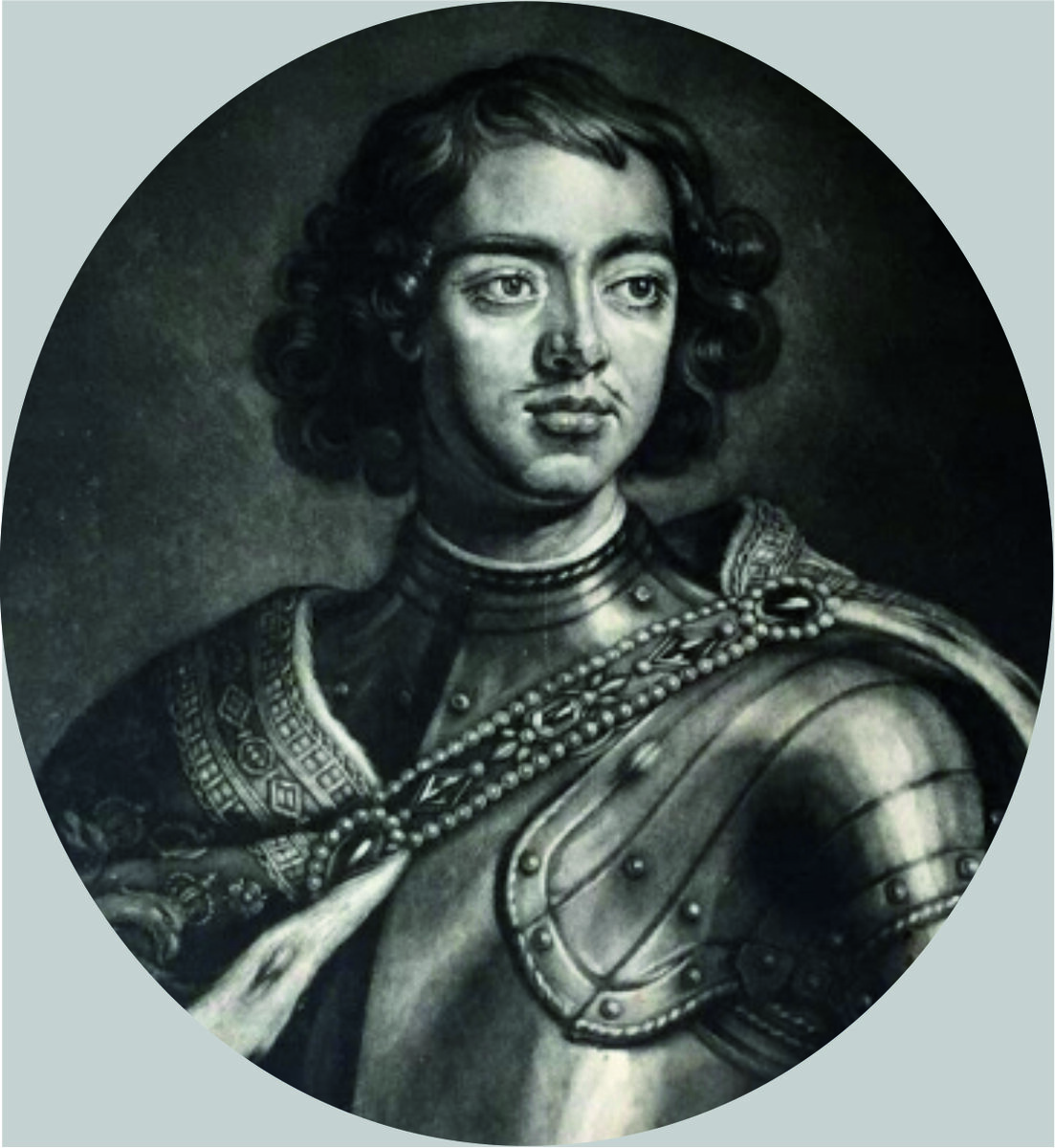 Гравюра П. Шенка с портрета Г. Кнеллера 1697 г.