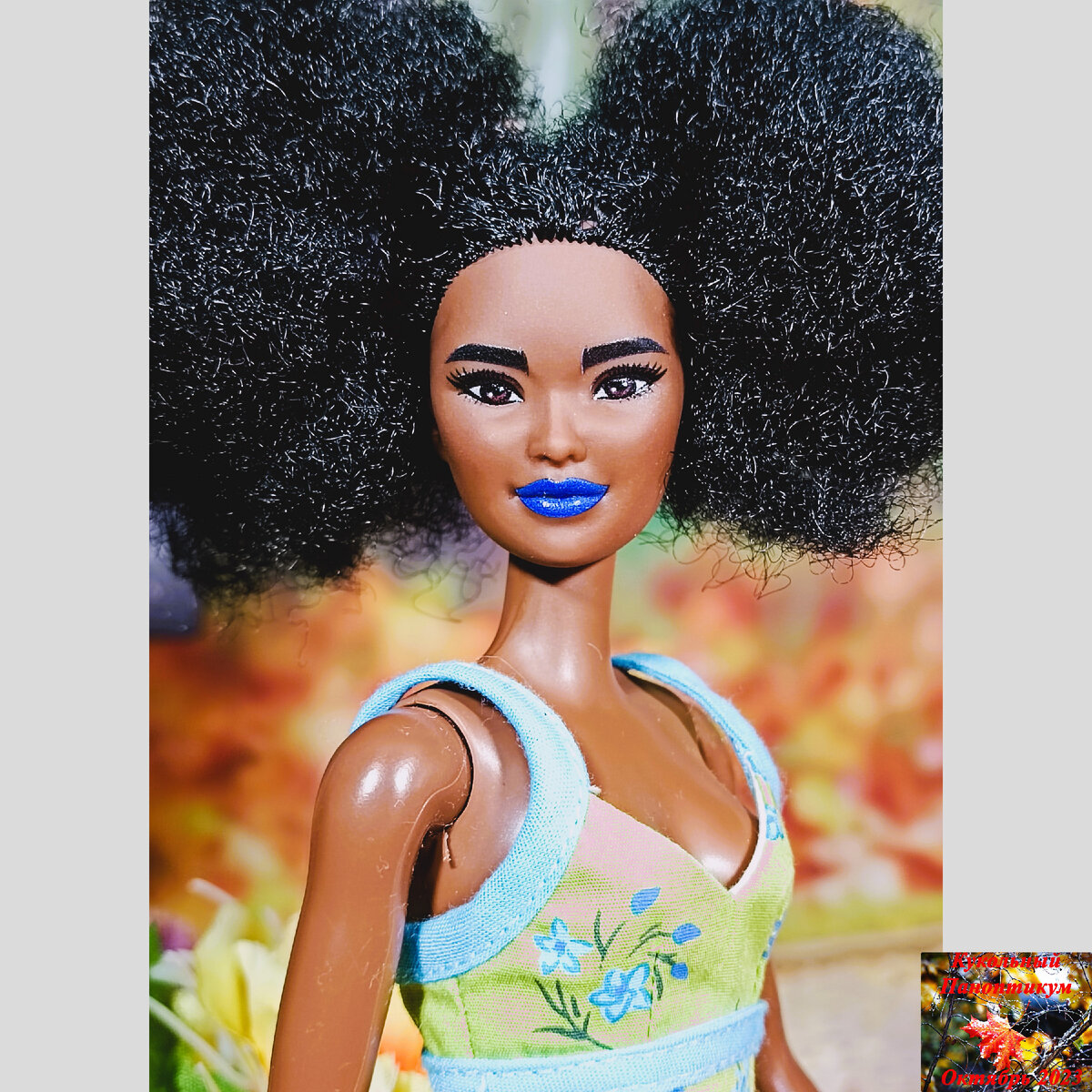 Темнокожая кукла Барби, Mattel, Игра-с-модой, Fashionistas#156. Возрастной  рейтинг 6+ | Кукольный Паноптикум с 2000+ кукол 👪👫 | Дзен