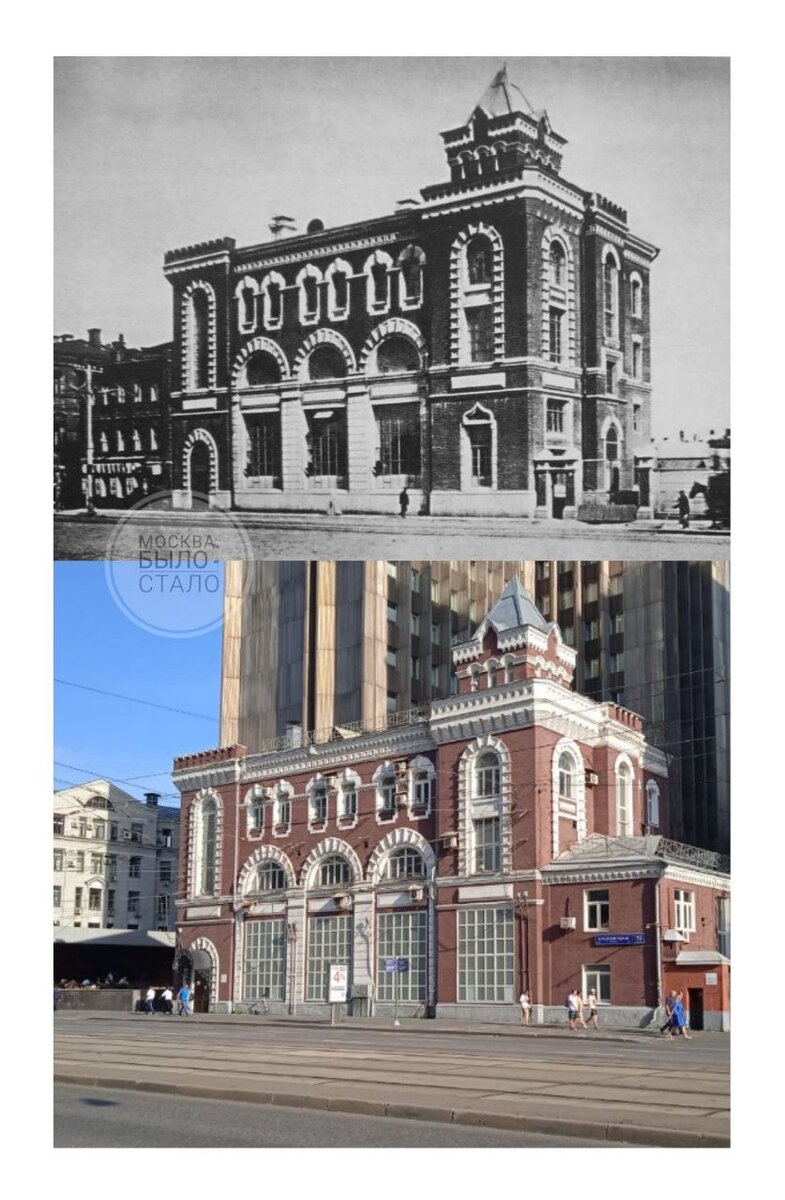 Обе фотографии сделаны с одной точки с разницей около 110 лет