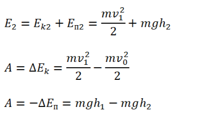 Полная энергия и работа