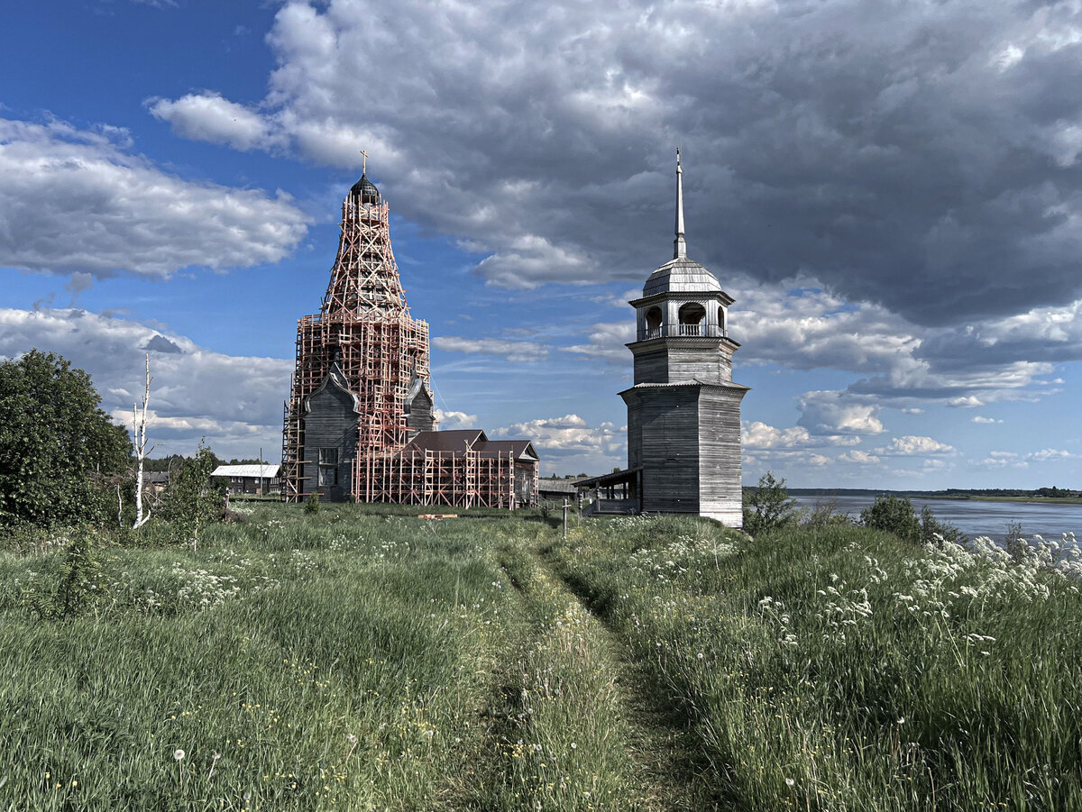 Церковь Маяк Крохино Прокудин Горский