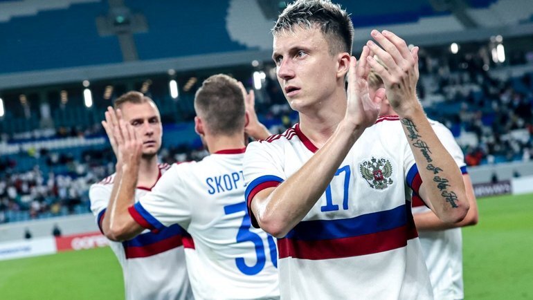    Игроки сборной России.РФС