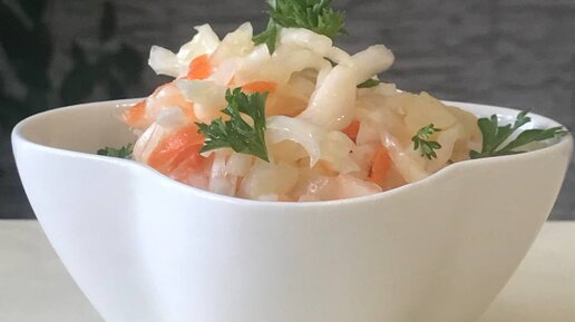 Язык проглотить можно, вкуснейшая маринованая капустка.