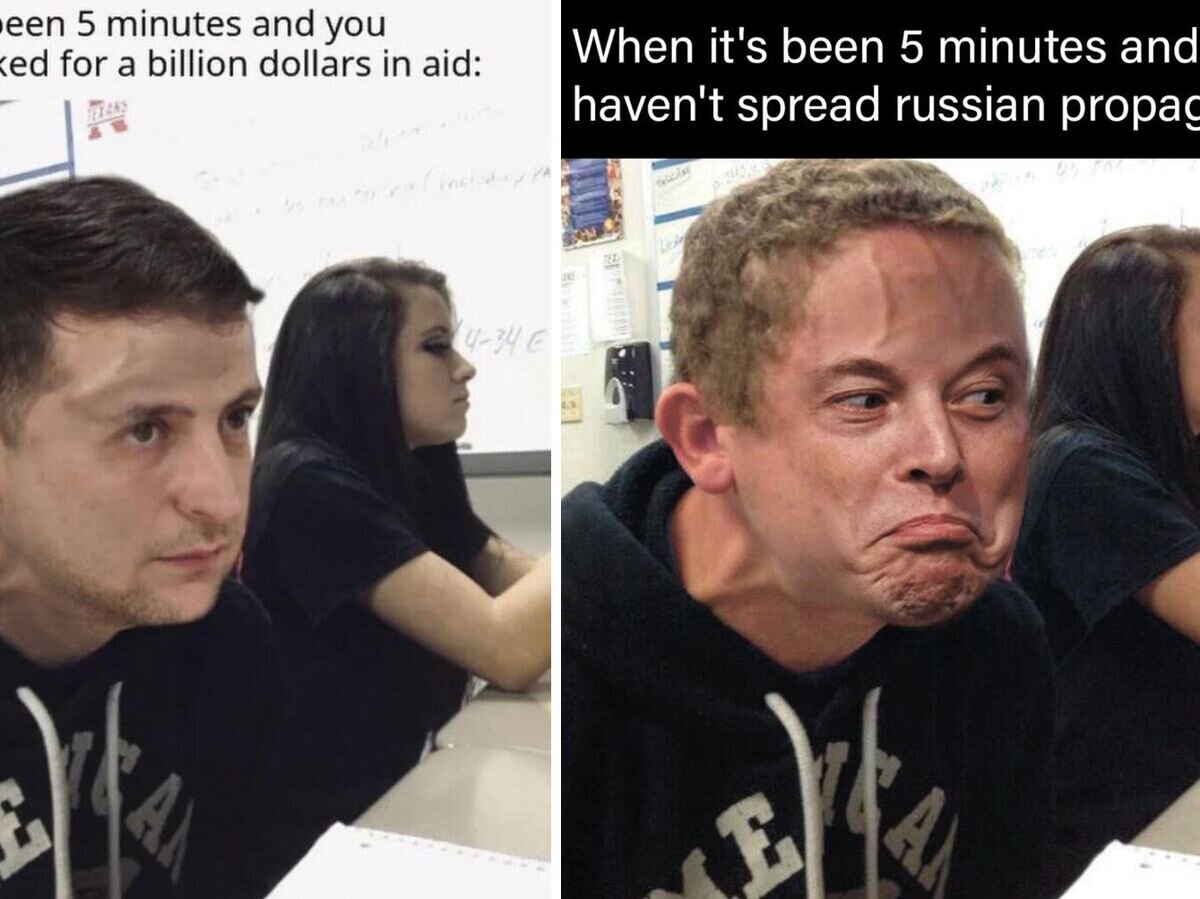    Изображение, опубликованное Илоном Маском / Изображение, опубликованное Верховной радой Украины