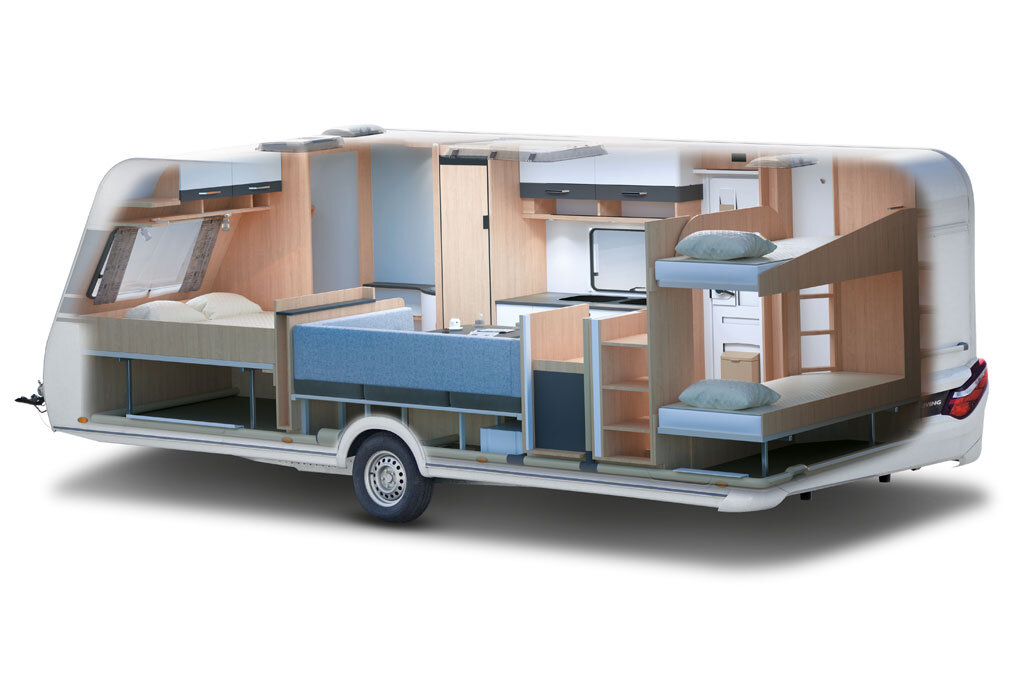 Автодом Hymer внутри
