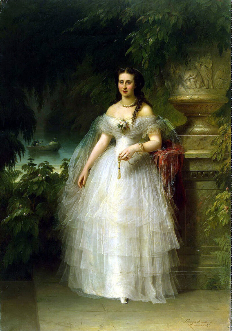 Александра Иосифовна. Картина Фридриха Августа фон Каульбаха