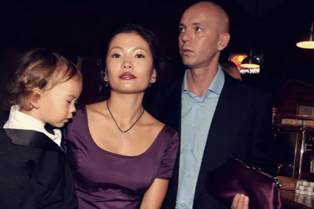 На фото: Андрей Кобзон с женой Анастасией и сыном Михаилом