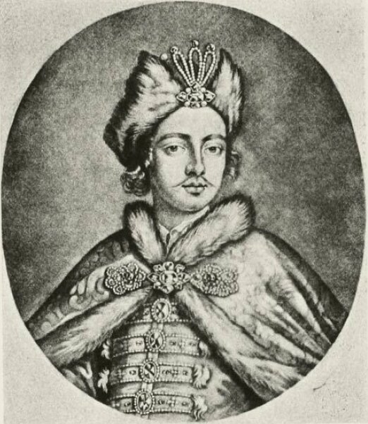 Гравюра из книги «J. К. (Joan Crull) The ancient and present state of Moscovy, London. 1698». (Древнее и современное состояние Московского государства)