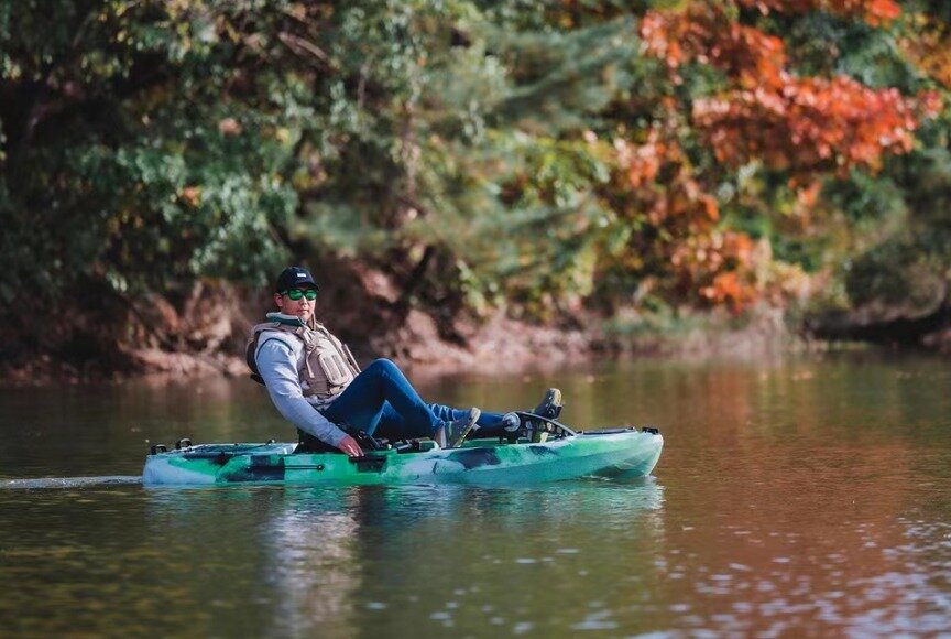 Каяк под мотор с витовым педальным приводом Perch 8 Ft