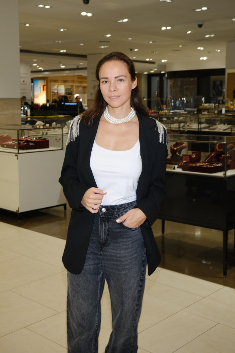    Елена Летучая и Елена Крыгина посетили презентацию ювелирного бренда Sevenworlds в ЦУМе (фото 3)
