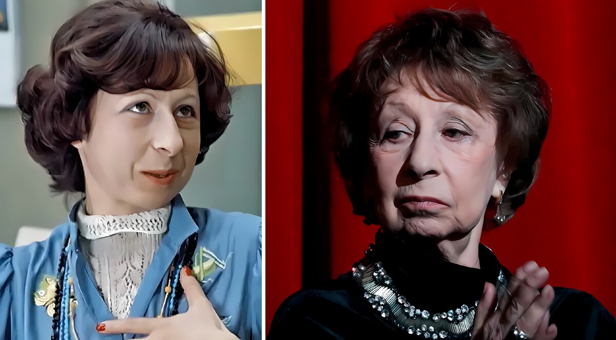 Лия Ахеджакова в молодости и сейчас