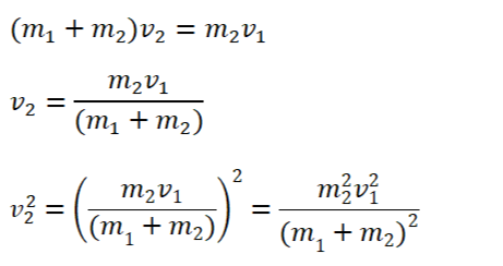 Квадрат скорости системы объектов