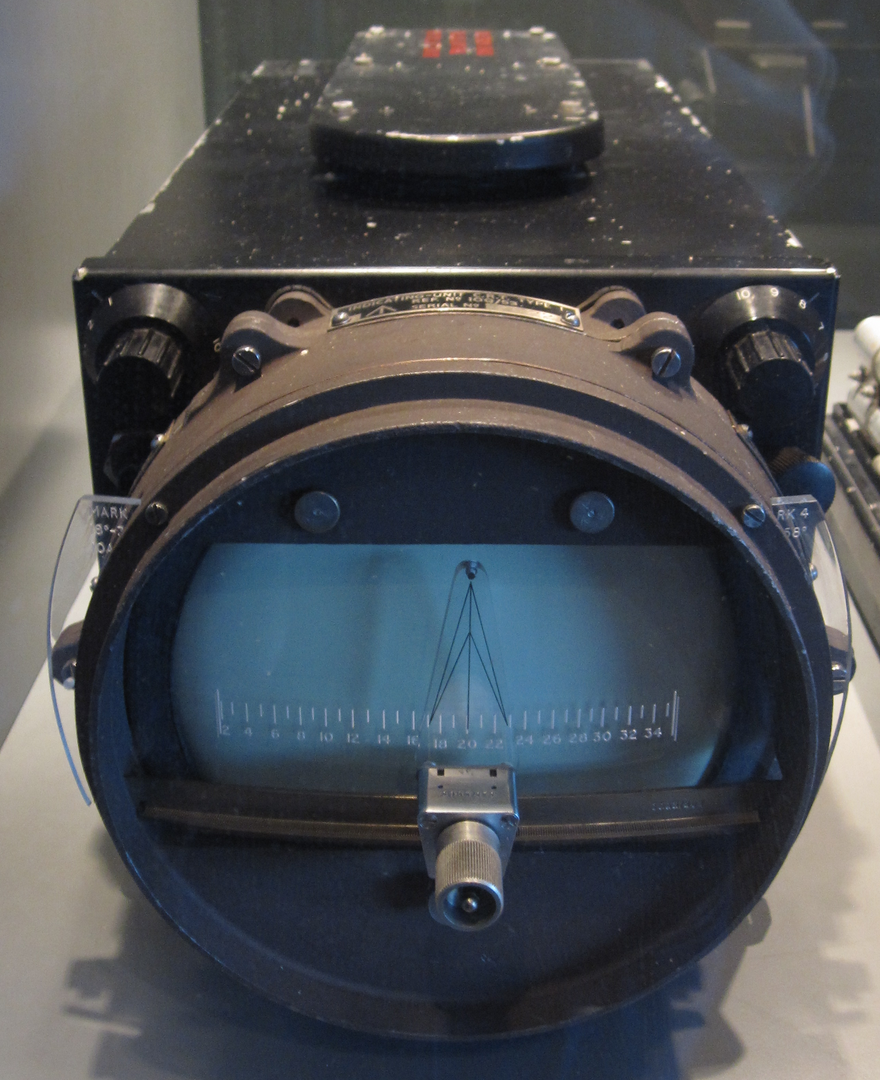 Дисплей гидролокатора ASDIC, 1944 год 