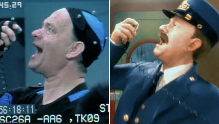 Подготовка фильма к "Полярному экспрессу" включала захват движения. (Warner Brothers / Алами)