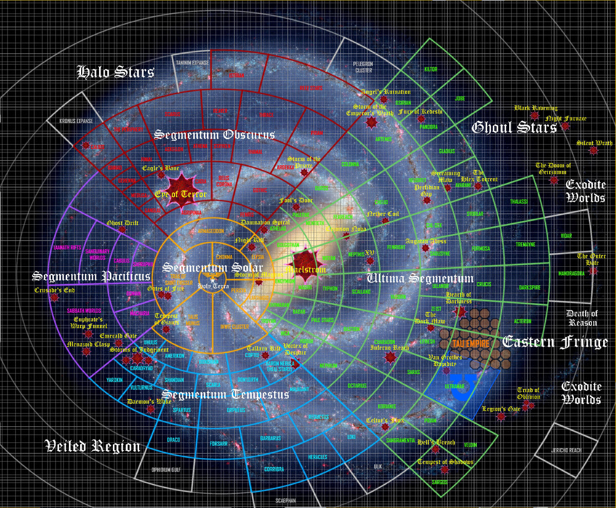 Карта галактики warhammer 40000