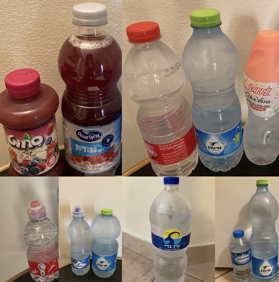 Вот такие варианты безалкогольных напитков я покупала за время своего отпуска в Израиле в октябре 2023 года