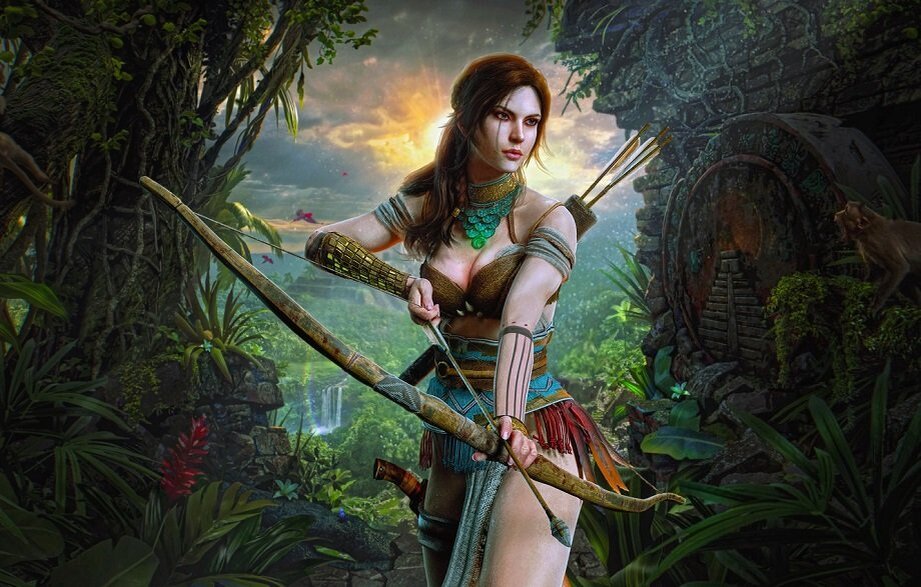 Лара Крофт из игры Tomb Rider,благодаря ремейкам до сих пор остается фантазией многих геймеров!