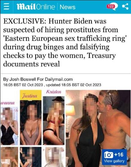 Сын Джо Байдена попал в скандал с шурином