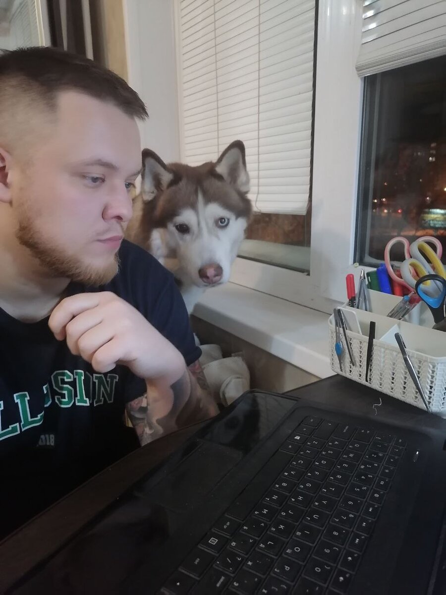 Если сын начнёт возмущаться, скажу, что исключительно из-за собаки фотку выставила....)))