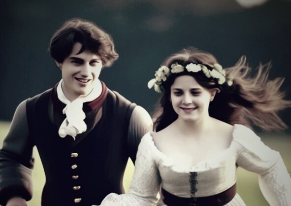 Влюбленные Ромео и Франческа (нейросеть)