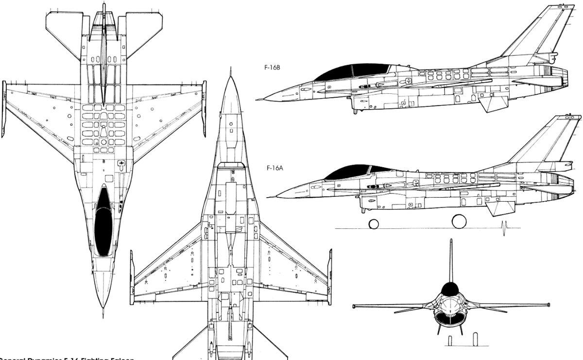 Проекция 16. F-16 чертежи. F16 истребитель чертеж. General Dynamics f-16 Fighting Falcon чертежи. F-16a Falcon чертежи.