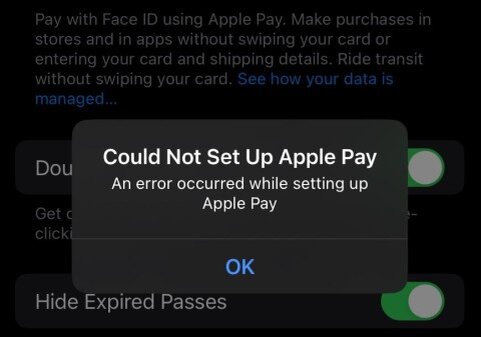 Ошибка в работе чипа NFC