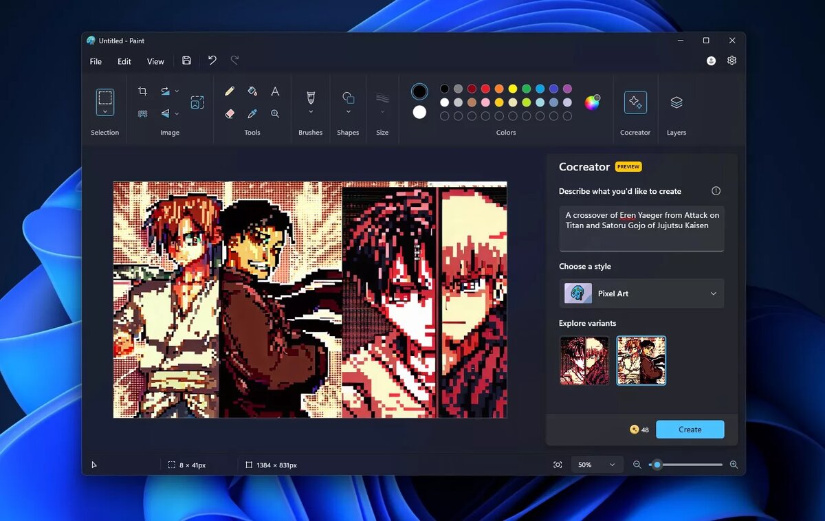 Paint в Windows 11 скоро научится генерировать изображения по запросу |  Droidnews.ru | Дзен