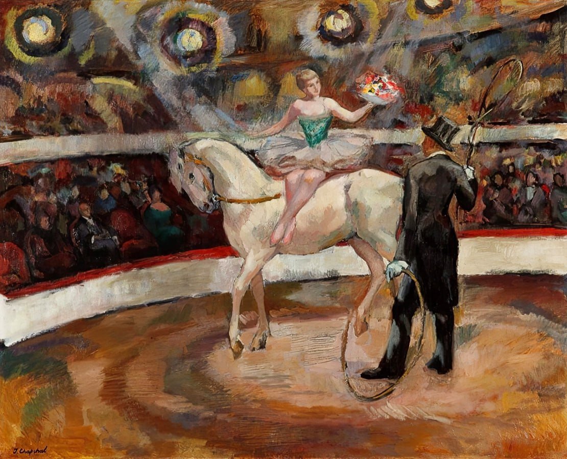 Картина Якова Шапшала «Цирк», 1916 год
